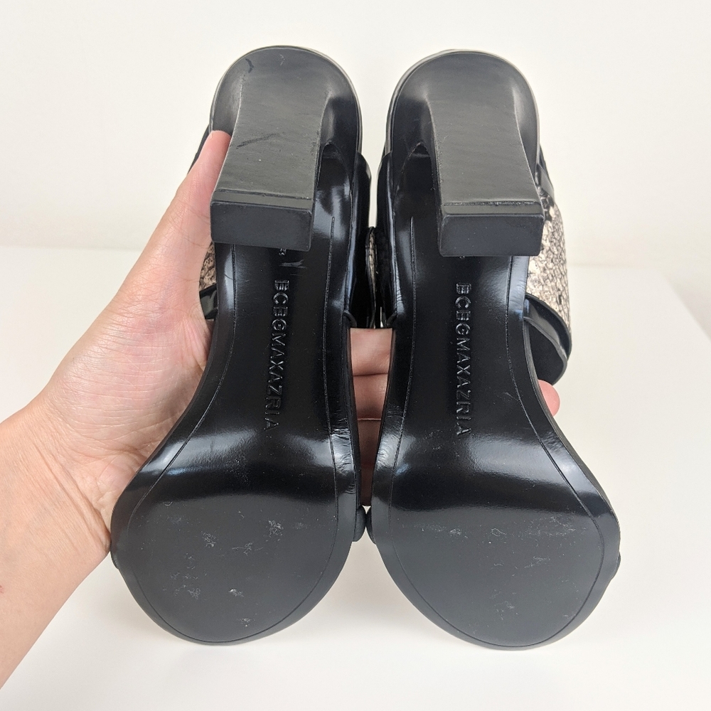 Bcbgmaxazria Nell Embossed Python Sandal - image 5